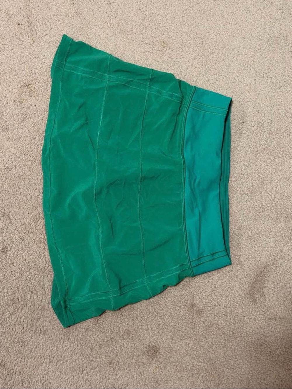 lululemon athletica Teal-Green Athletic Skirt with Built-In Liner